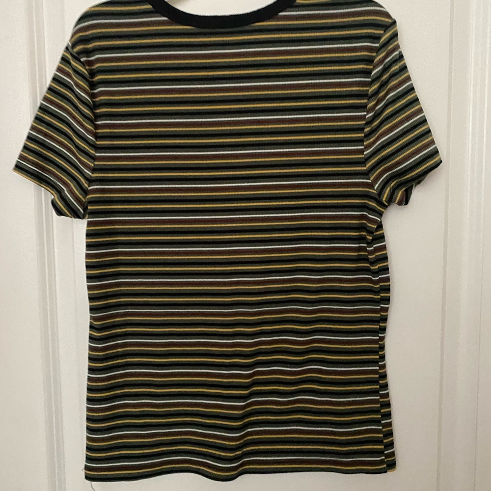 Striped Black and Yellow Men's Shirt